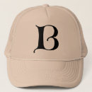 Search for letter b hats Black