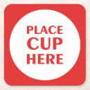 Search for slogan coasters Red