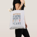 Search for 50th birthday tote bags Fiftieth
