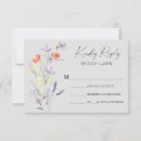Search for number attending rsvp cards Watercolor