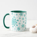 Search for green snowflakes mugs Winter
