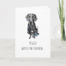Recherche de great dane vœux cartes Drôle