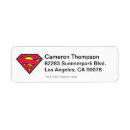 Search for shield return address labels Superman