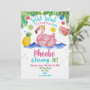 Search for flamingo party invitations Pool