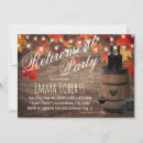 Search for wine barrel invitations String lights