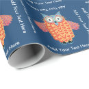 Recherche de hibou papier cadeau Enfants