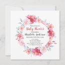Search for soft pink square invitations Watercolor