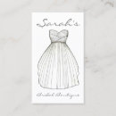 Search for bridal dresses business cards Bride