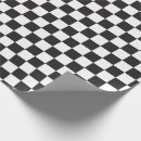 Search for black and white checkered wrapping paper Squares