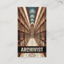 Recherche de archiviste cartes visite Bibliothèque