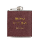 Recherche de best man flasques Groomsmen