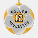 Search for soccer ball ornaments White