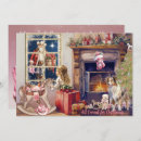 Search for little girl christmas cards Santa