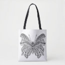 Recherche de griffonnage de papillon sacs Mandala