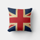 Recherche de drapeau grunge coussins Royaume uni