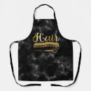 Search for black marble aprons Black and gold