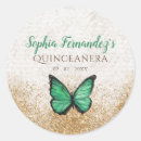 Search for green butterflies stickers Elegant