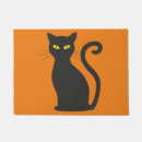 Search for cat halloween doormats Black