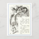 Search for alice wonderland cheshire cat postcards Illustration