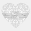 Search for elegant damask stickers Heart