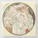 Search for alphonse mucha coasters For her