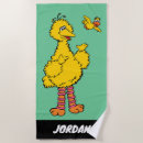 Search for big bird beach towels Big birds cousin