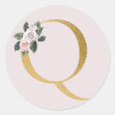Search for q initials labels Pink