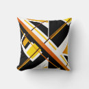 Search for black white orange pillows Mid century modern