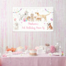 Search for dog birthday banners Girl puppy party