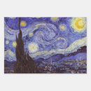 Search for fine art wrapping paper Starry night