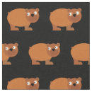 Search for black bear fabric Cute