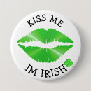 Search for kiss me im irish buttons Green