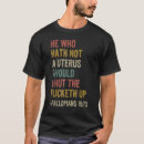 Recherche de wanted tshirts Utérus