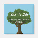 Search for family reunion save the date magnets Tree