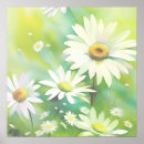 Search for gold flowers posters White