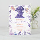 Search for enchanted forest birthday invitations Fairy tea party