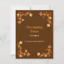 Search for border thanksgiving invitations Leaves