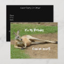 Recherche de kangourous invitations Fête d'anniversaire