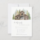 Search for barnyard rsvp cards Rustic