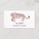 Recherche de allergies mini cartes visite Enfants
