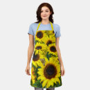 Search for floral design aprons Sunflowers