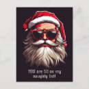 Search for naughty santa postcards Unique