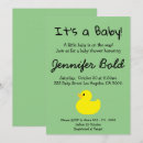 Recherche de canard jaune invitations Bébé