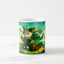 Search for cute leprechaun mugs Green