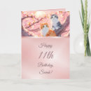 Search for girl and cat birthday cards For kids
