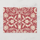 Recherche de william morris cartes postales Motif floral vintage