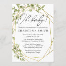 Search for geometric baby shower invitations Neutral