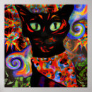 Recherche de black cat posters Mur