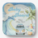 Search for beach baby shower plates Boy