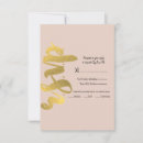 Search for gold foil rsvp cards Pink